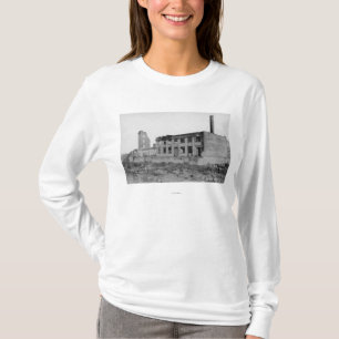 T-shirt Vue du feu d'Astoria, Orégon d'Astoria nationale.