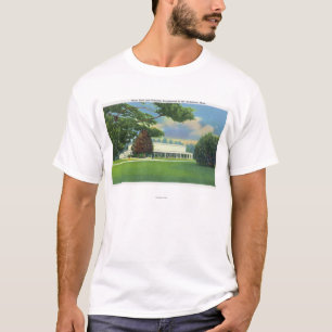 T-shirt Vue du hangar et des au sol de musique de