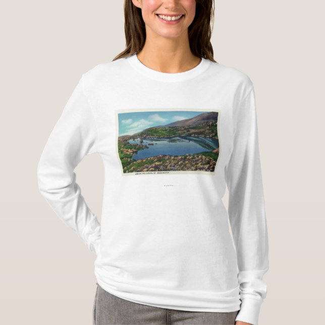 T-shirt Vue du lac des nuages (Devant)