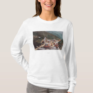 T-shirt Vue du mien de Hecla regardant en bas du canyon