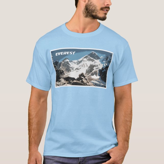 T-shirt Vue du mont Everest, Népal  (Devant)