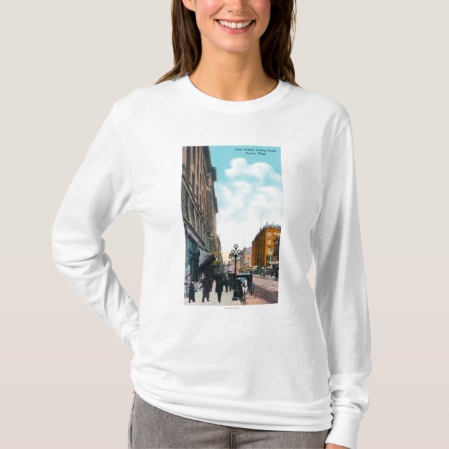 T-shirt Vue du nord de première avenue (Devant)