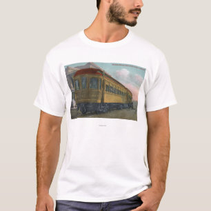 T-shirt Vue du nord de train électrique