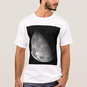 T-shirt Vue du pôle nord de la Lune