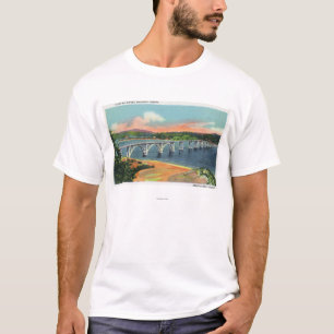 T-shirt Vue du pont de baie d'Alsea