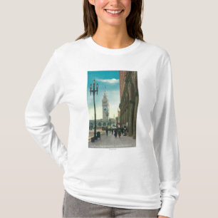 T-shirt Vue du St du marché inférieur montrant la tour de