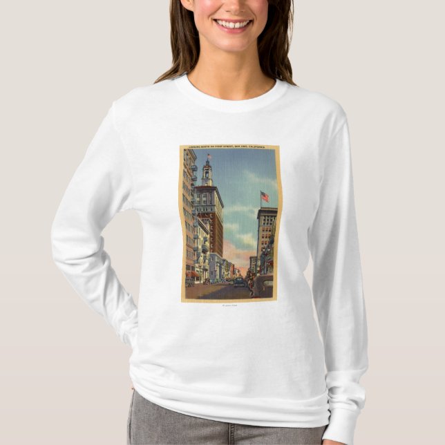 T-shirt Vue du sud de première rue (Devant)