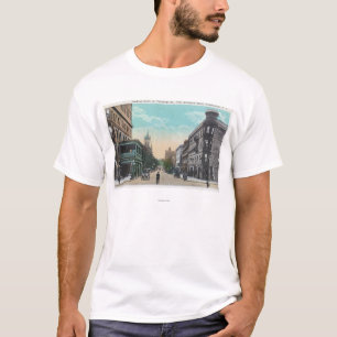 T-shirt Vue du sud de St de Chenango d'Arlington