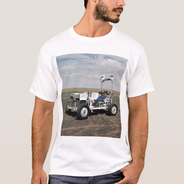 T-shirt Vue d'un véhicule lunaire 1 G (Devant)