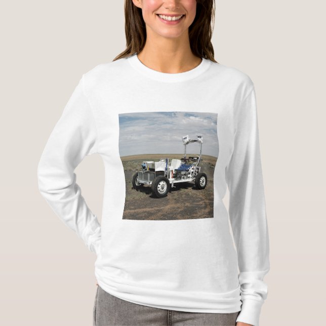 T-shirt Vue d'un véhicule lunaire 1 G (Devant)