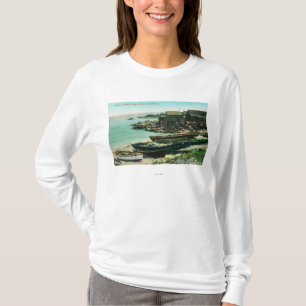 T-shirt Vue d'un village de pêche chinois