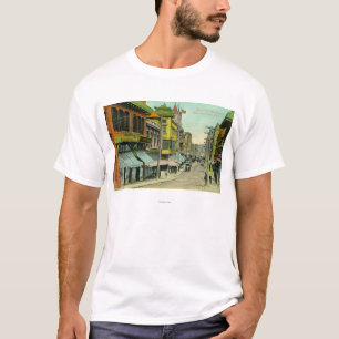 T-shirt Vue d'une rue de Chinatown