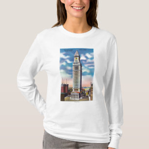 T-shirt Vue extérieure de bureau de douane des USA