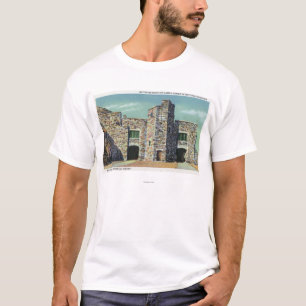 T-shirt Vue extérieure de château de Whiteface Mt