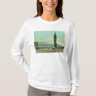 T-shirt Vue extérieure de dépôt de ferry des syndicats