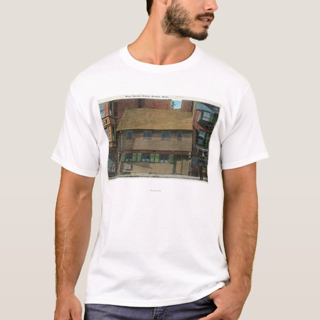 T-shirt Vue extérieure de la Chambre de Paul Revere # 3 (Devant)