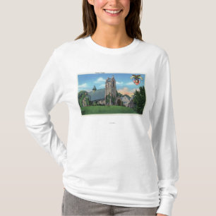 T-shirt Vue extérieure de la chapelle catholique