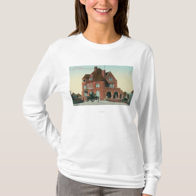 T-shirt Vue extérieure de la résidence de Crocker (Devant)