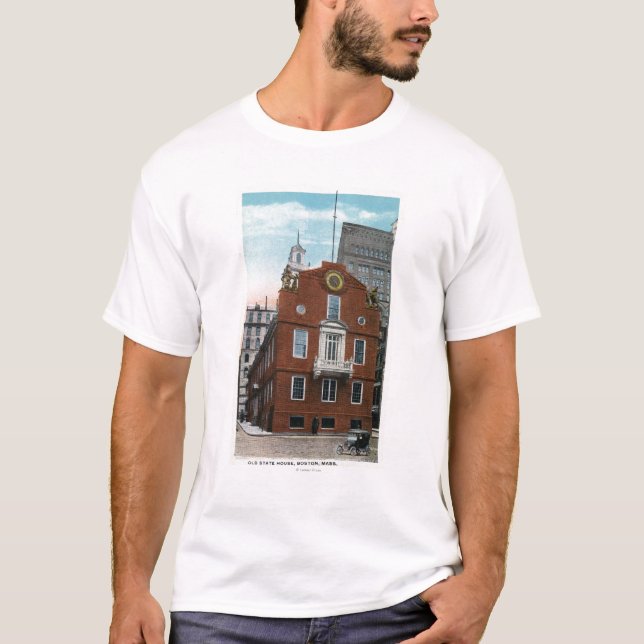 T-shirt Vue extérieure de la vieille Chambre d'état # 2 (Devant)