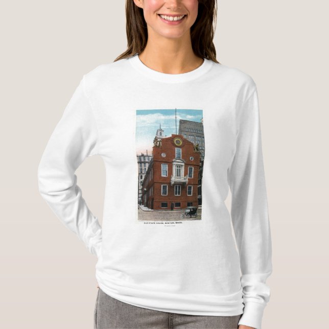 T-shirt Vue extérieure de la vieille Chambre d'état # 2 (Devant)