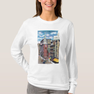 T-shirt Vue extérieure de la vieille réunion hall du sud