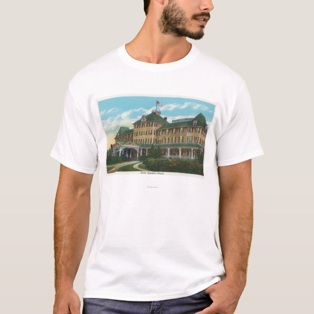 T-shirt Vue extérieure de l'abîme d'Ausable d'hôtel (Devant)