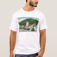 Vue extérieure de l'auberge de motel