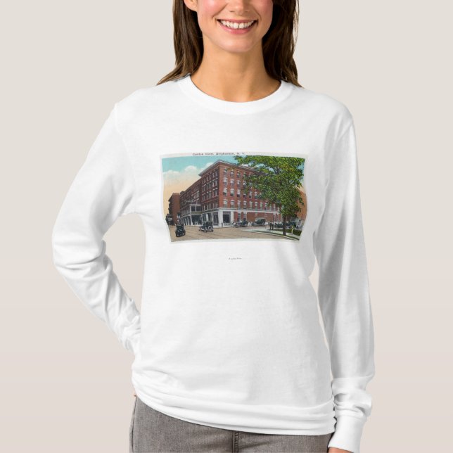T-shirt Vue extérieure de l'hôtel de Carlton (Devant)