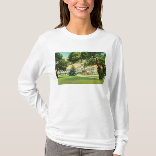 T-shirt Vue extérieure de l'hôtel del Monte (Devant)