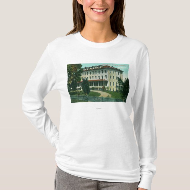 T-shirt Vue extérieure de l'université Pacifique des (Devant)