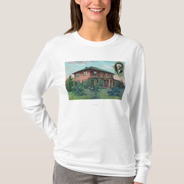 T-shirt Vue extérieure de résidence de Luther Burbank (Devant)