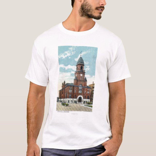T-shirt Vue extérieure de ville hôtel (Devant)