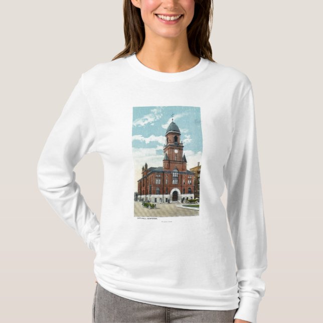 T-shirt Vue extérieure de ville hôtel (Devant)