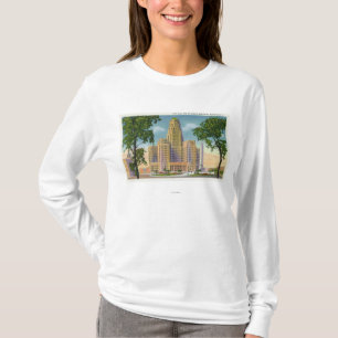 T-shirt Vue extérieure de ville hôtel et McKinley