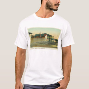 T-shirt Vue extérieure des quarts de Sherman et de Hallec