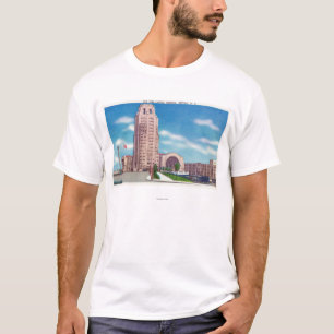 T-shirt Vue extérieure du bâtiment de central de NY
