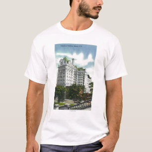 T-shirt Vue extérieure du bâtiment de téléphone # 2