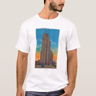 T-shirt Vue extérieure du bâtiment de tour d'état
