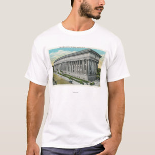 T-shirt Vue extérieure du bâtiment éducatif d'état