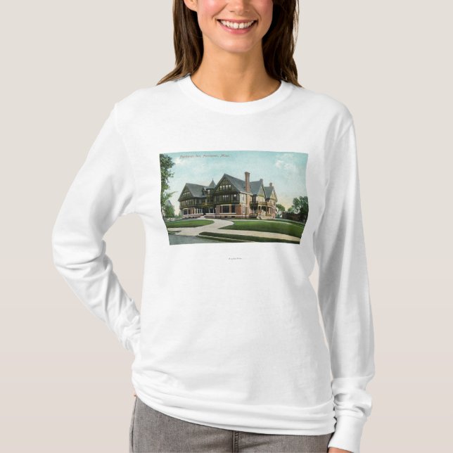 T-shirt Vue extérieure du Fairhaven dedans (Devant)