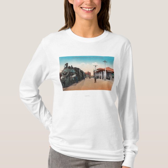 T-shirt Vue extérieure du Pacifique du nord-ouest rr (Devant)