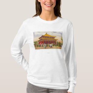 T-shirt Vue extérieure du temple de lama