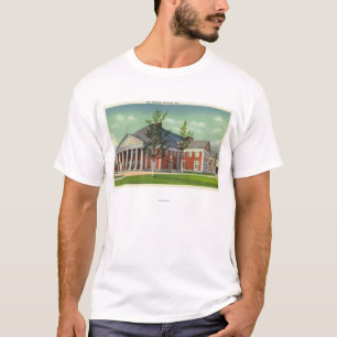 T-shirt Vue extérieure du théâtre de spa de Saratoga
