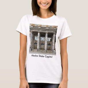 T-shirt Vue frontale du Capitole de l'état de l'Alaska à J