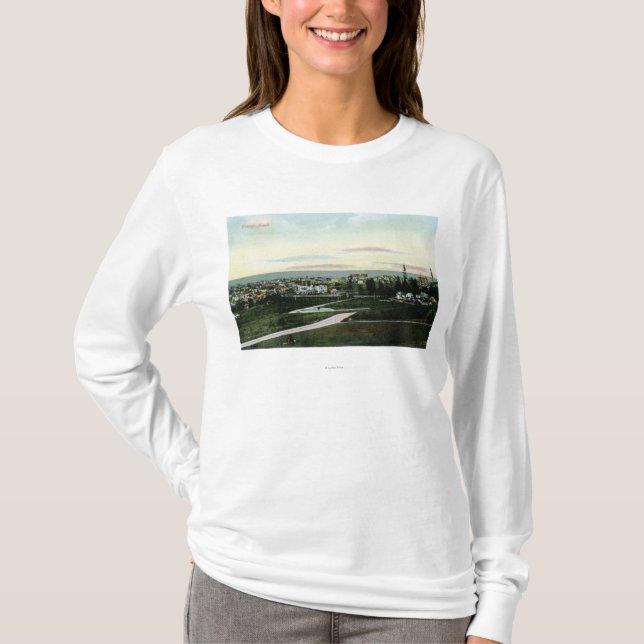 T-shirt Vue générale de la ville (Devant)