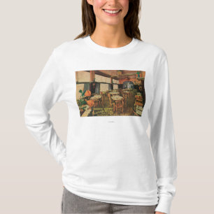 T-shirt Vue intérieure de la salle de pavot chez le