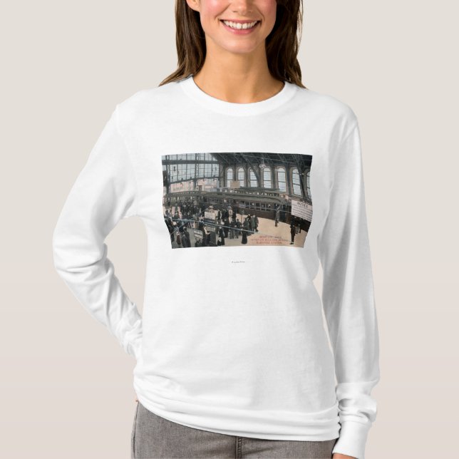 T-shirt Vue intérieure de station carrée de Sullivan (Devant)