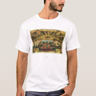 T-shirt Vue intérieure du salon d'hôtel de canyon