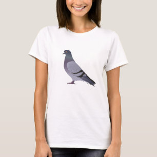 T-shirt Vue latérale Pigeon