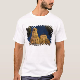 T-shirt Vue nocturne de la cathédrale Alexandre Nevski